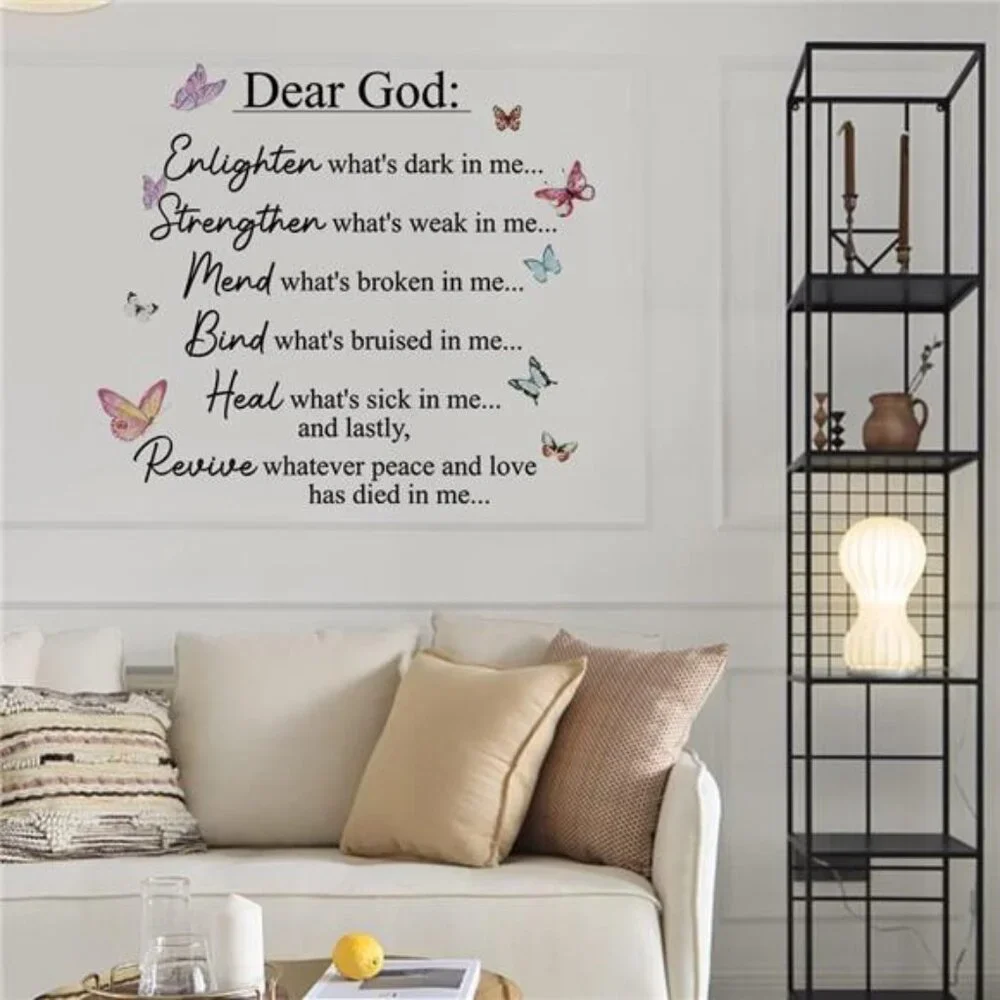 Inspirational Wall Decal Motivational Quote Vinyl Sticker Bedroom Living Room